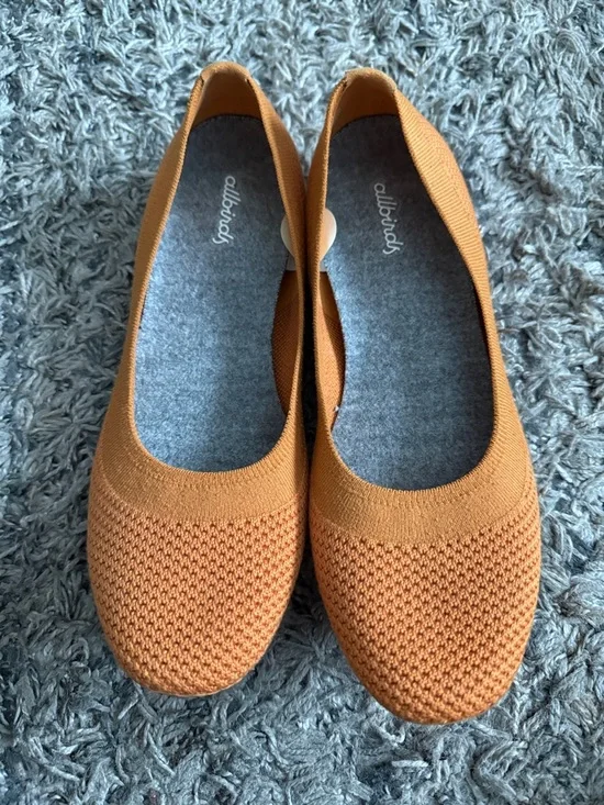 allbirds Women’s Orange Knit Ballet Flats sz 8.5 - Picture 5 of 12